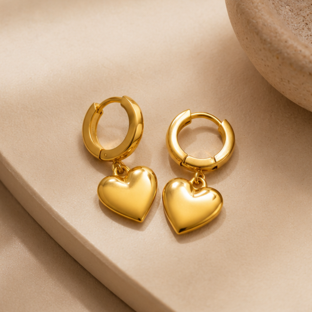 Estelle Heart Earrings