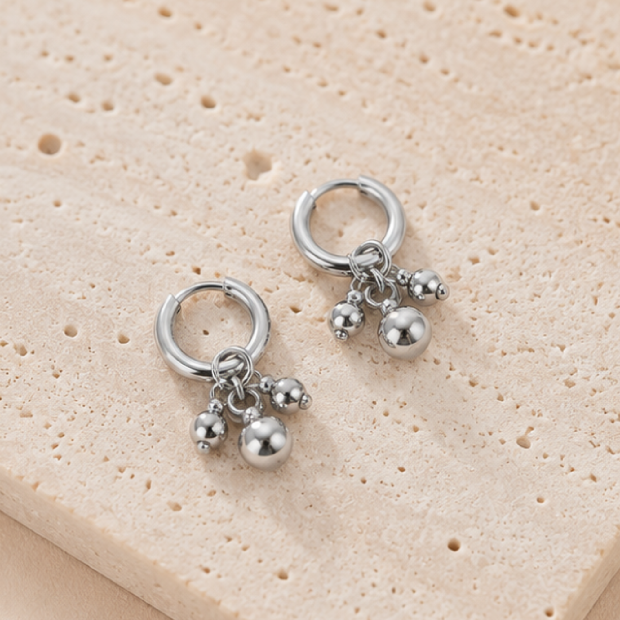 Mila Charm Hoops