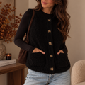 Teddy Sweatervest Black
