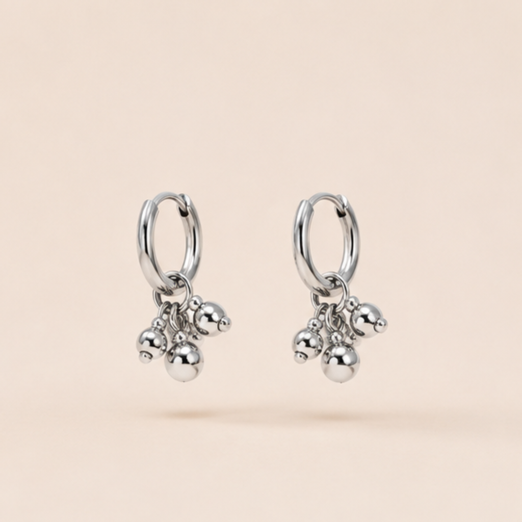 Mila Charm Hoops