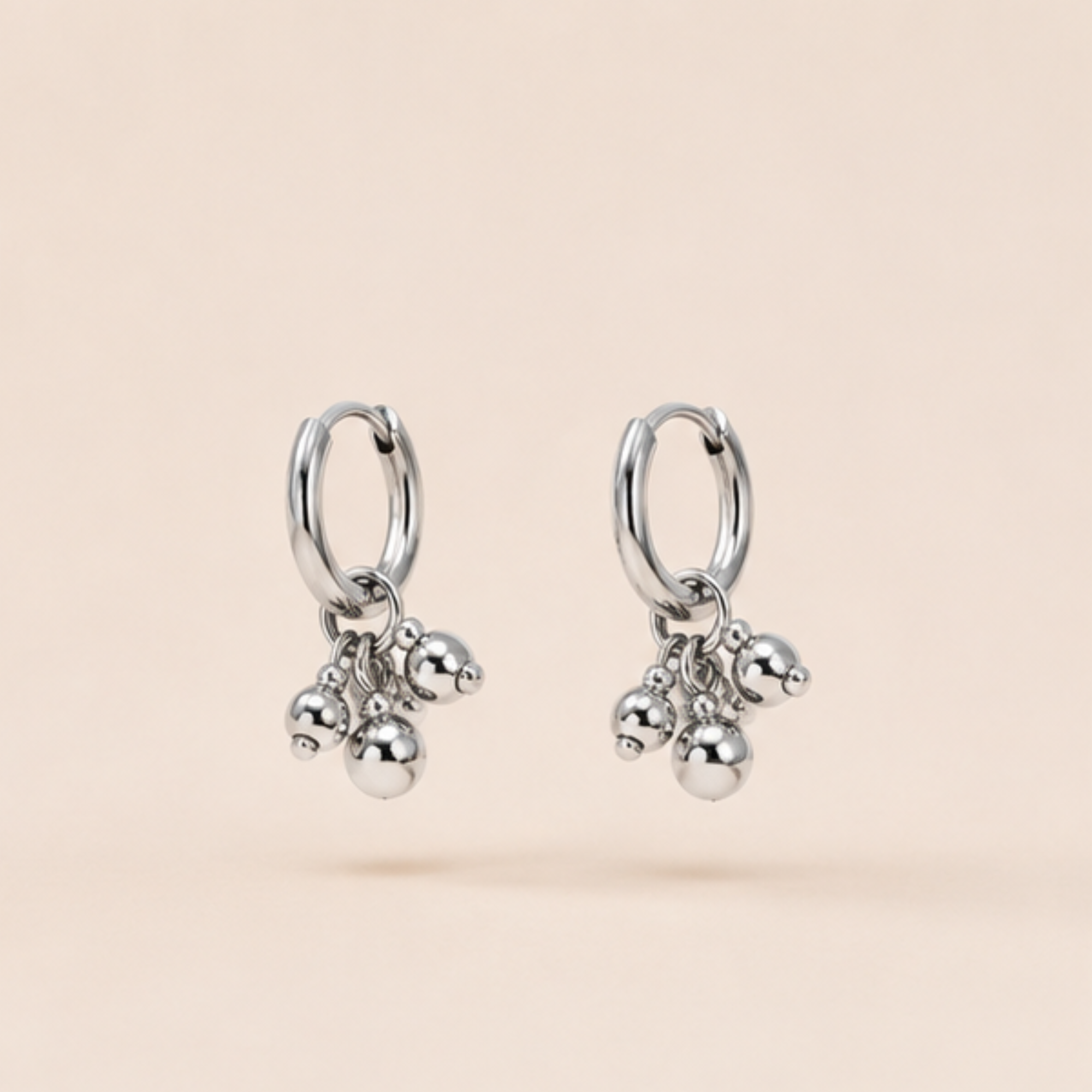 Mila Charm Hoops