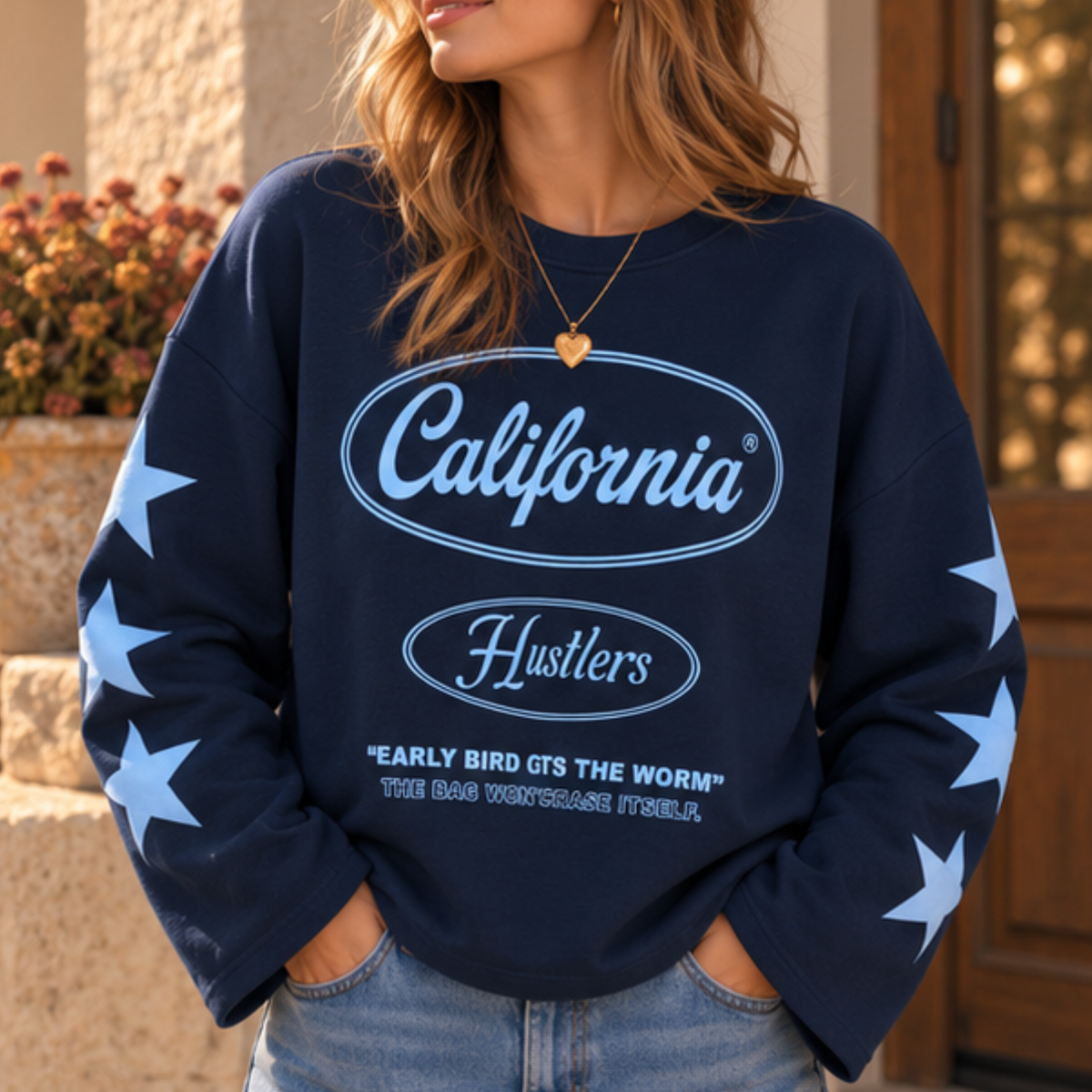California Longsleeve Blue