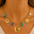 Luna Sol Charm Necklace