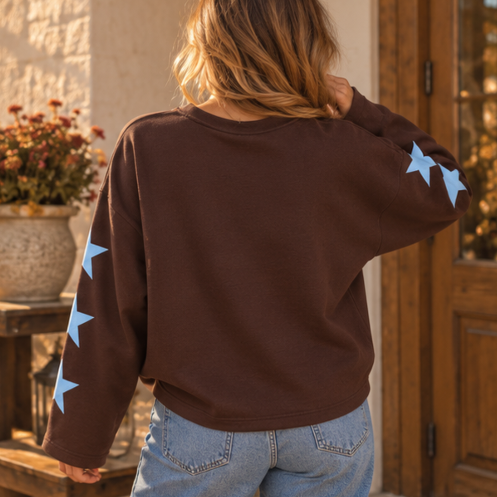 California Longsleeve Brown & Blue