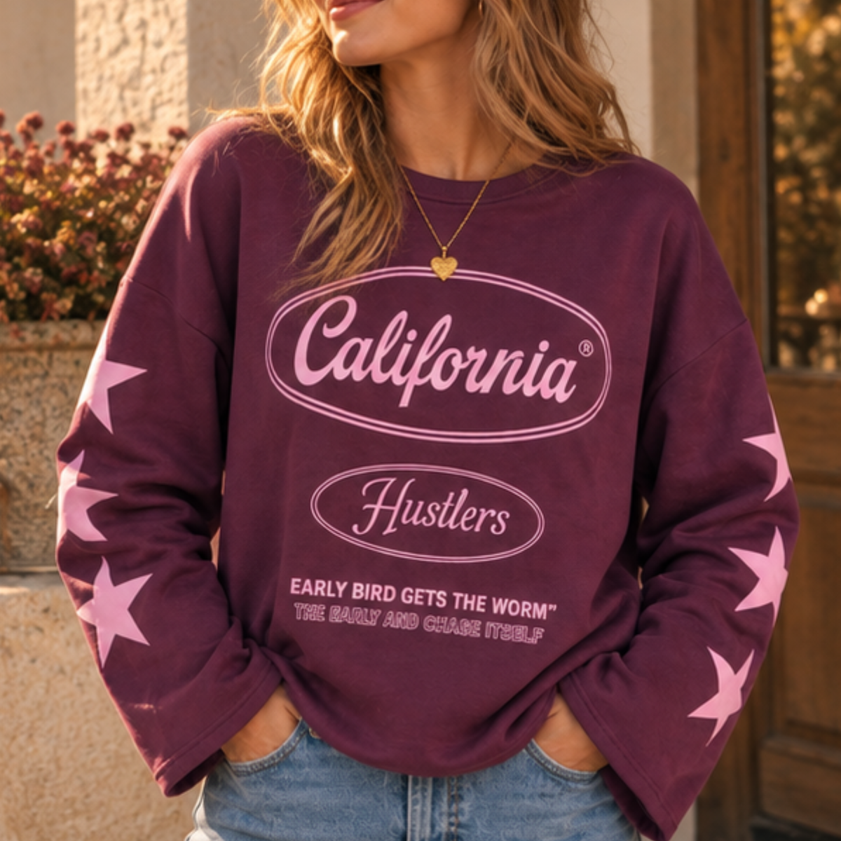 California Longsleeve Purple & Pink