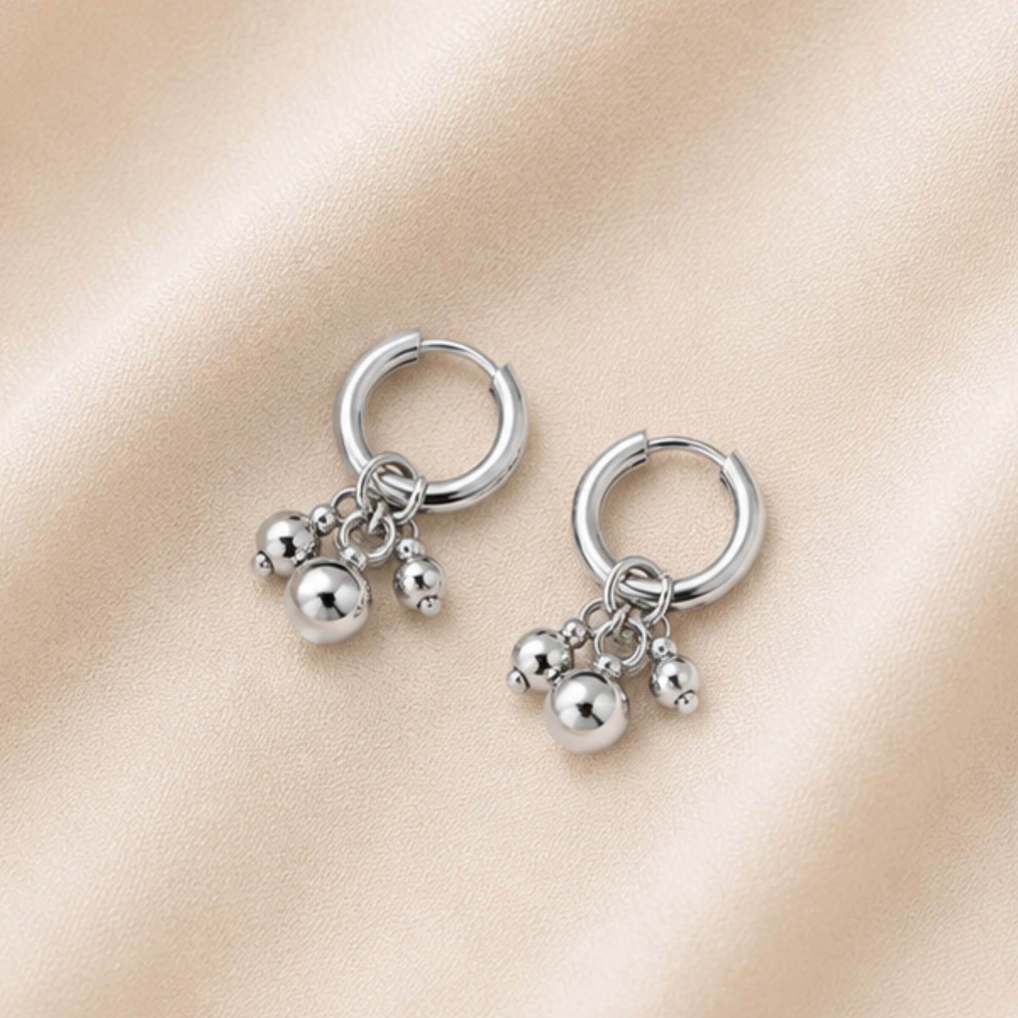 Mila Charm Hoops