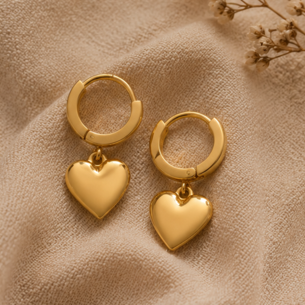 Estelle Heart Earrings