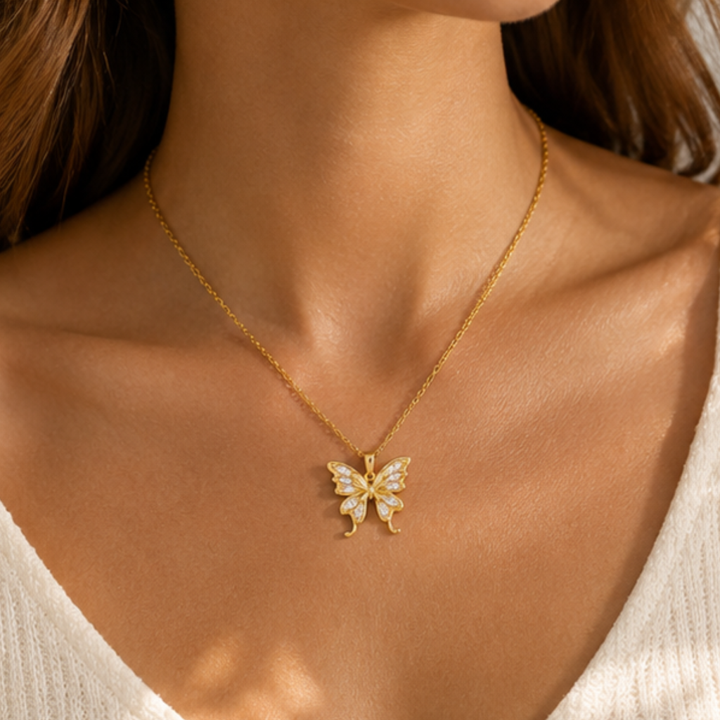 Butterfly Glow Necklace