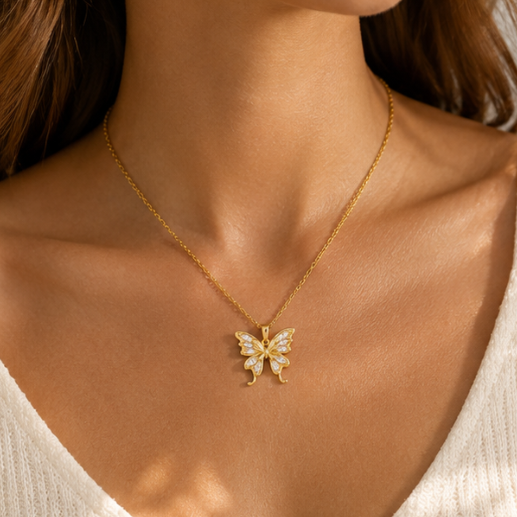 Butterfly Glow Necklace