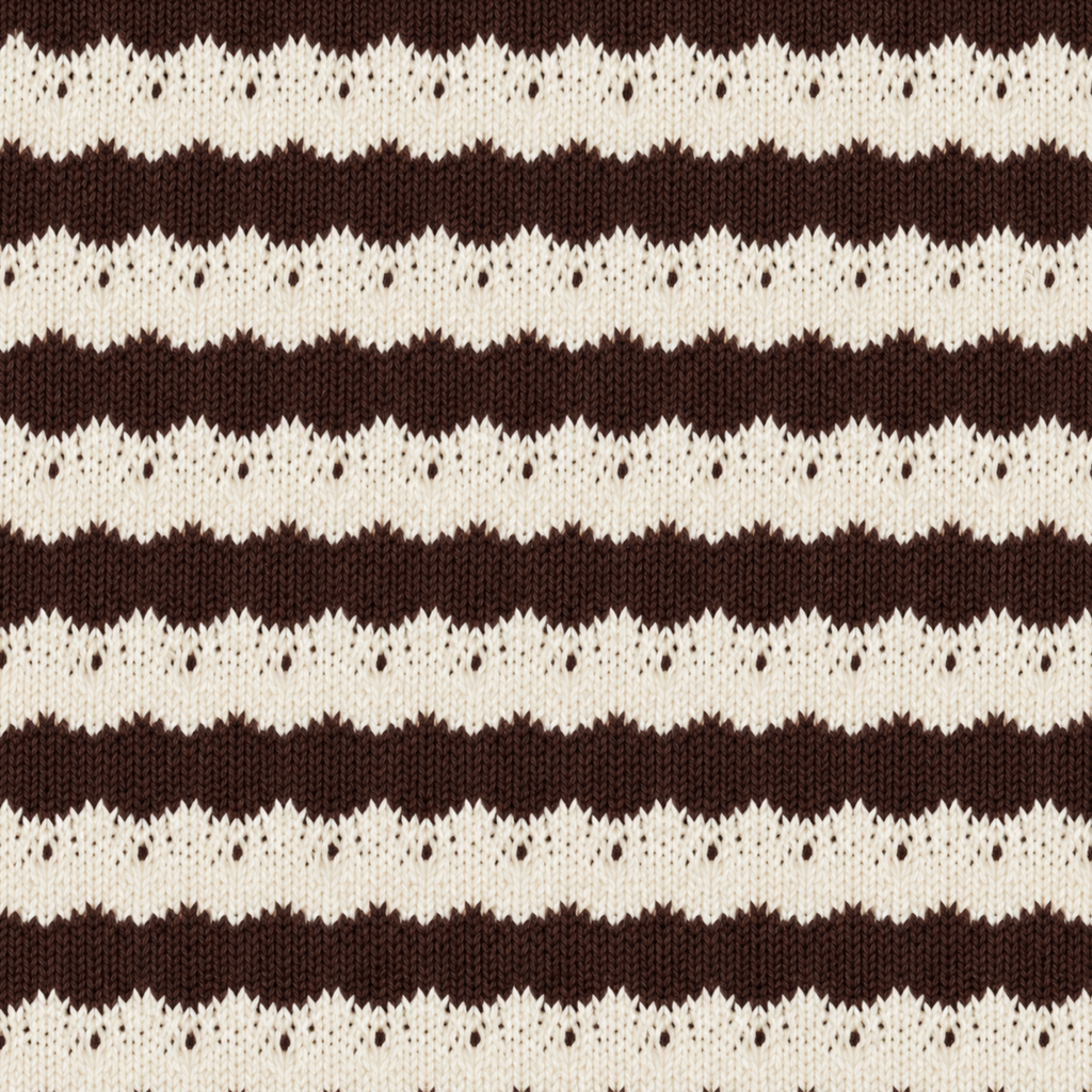 Comfy Set Striped Chocolate Brown