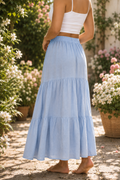 Amèlie Maxi Skirt Baby Blue