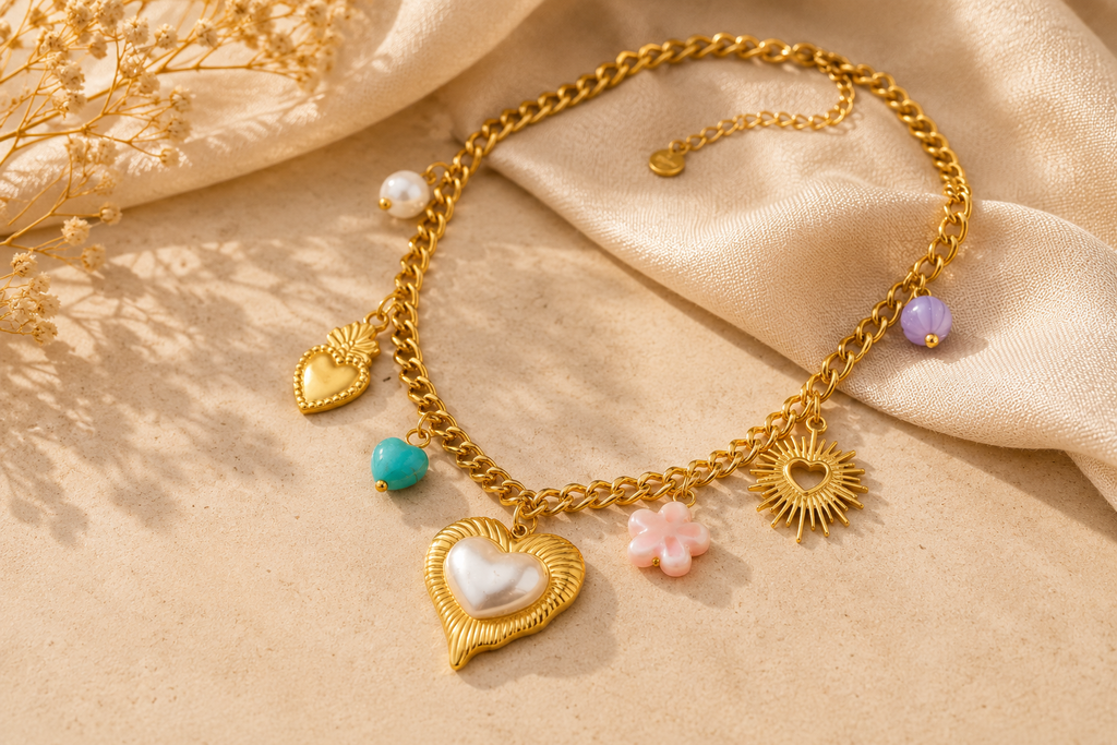 Amora Charm Necklace