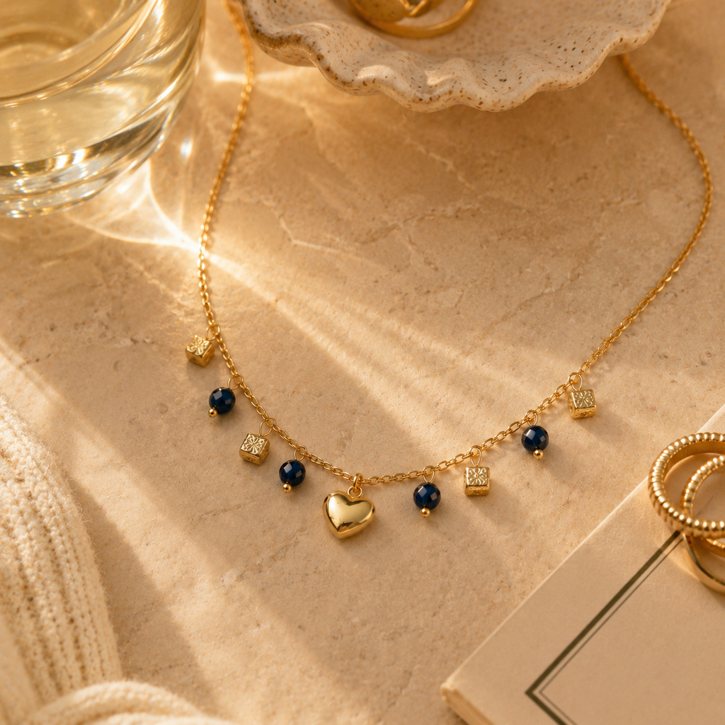 Celeste Heart Necklace