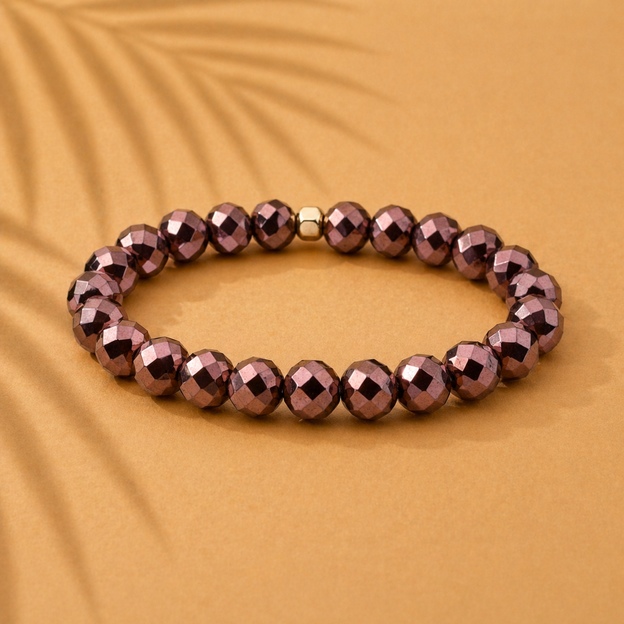 Purple Beaded Bracelet