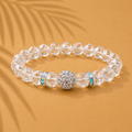 Transparant Charm Beaded Bracelet