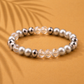 Silver Beaded Bracelet
