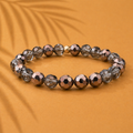Rose Gold and Gray Beaded Bracelet