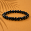 Black Beaded Bracelet