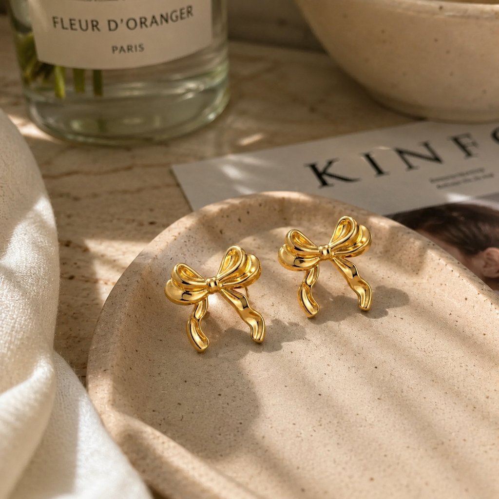 Bow earrings