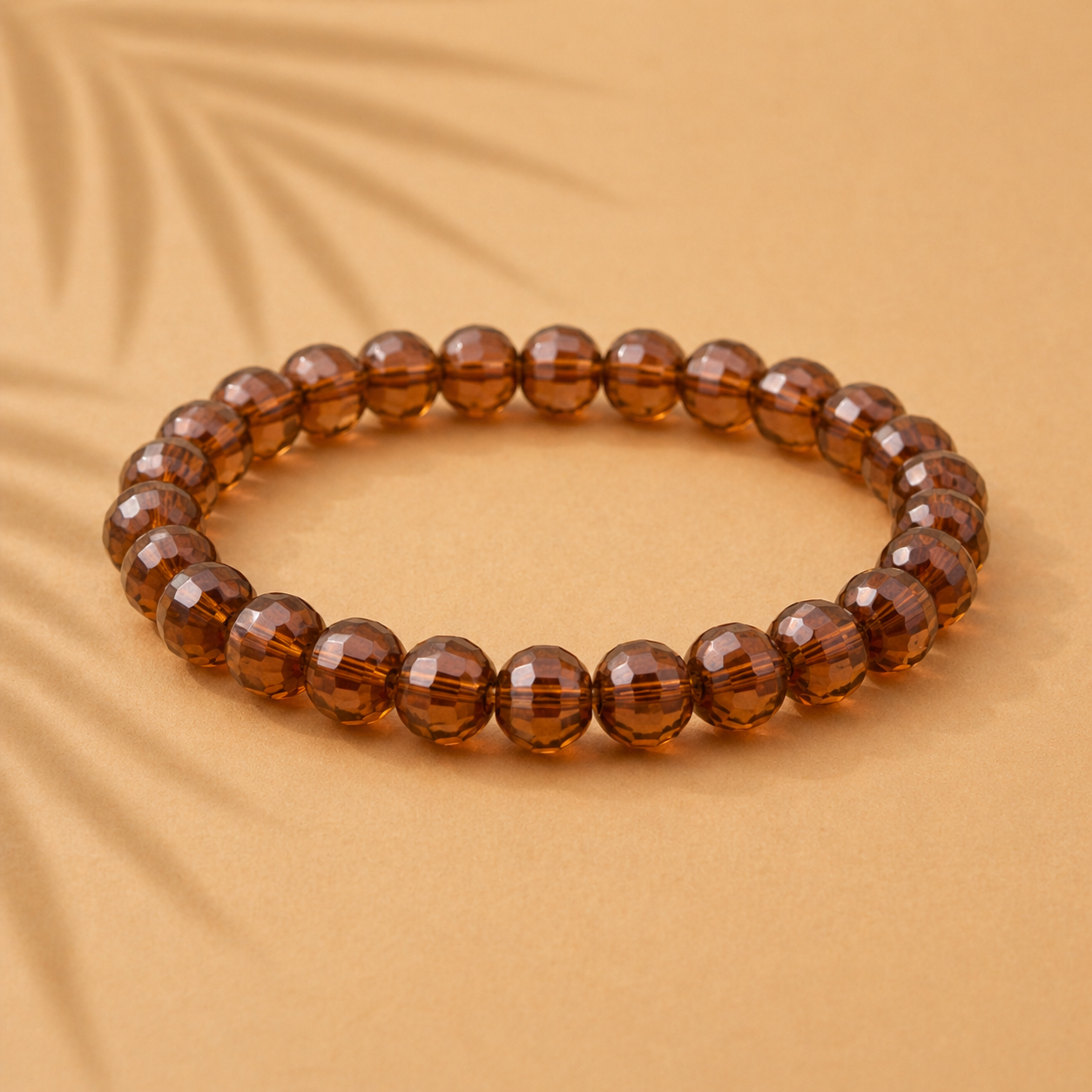 Amber Beaded Bracelet