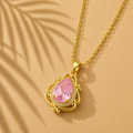 Vintage Baroque Teardrop Necklace