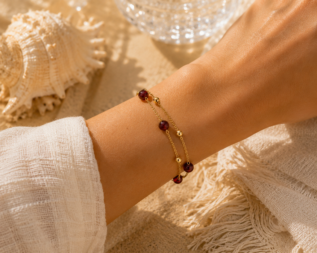 Amber Duo Bracelt