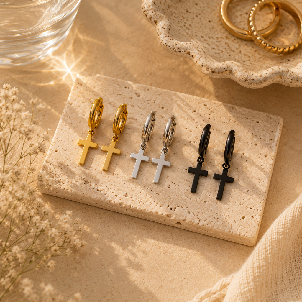 Cross Earrings