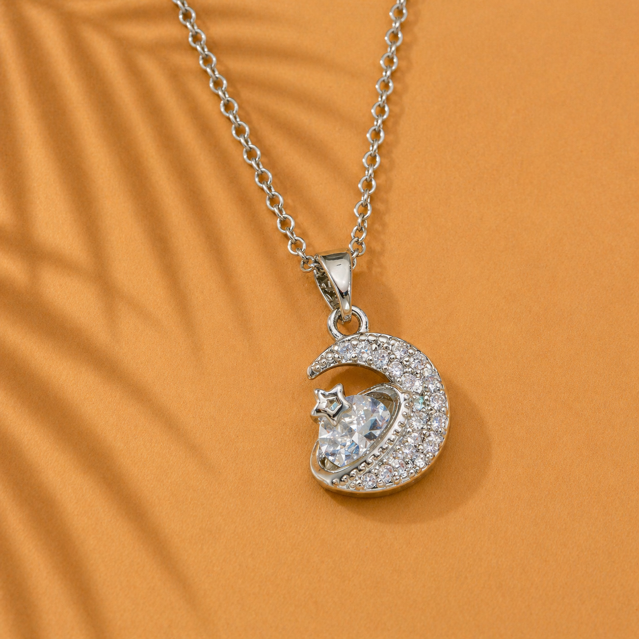 Moon Planet Necklace