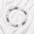 Silver Beaded Bracelet