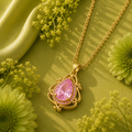 Vintage Baroque Teardrop Necklace