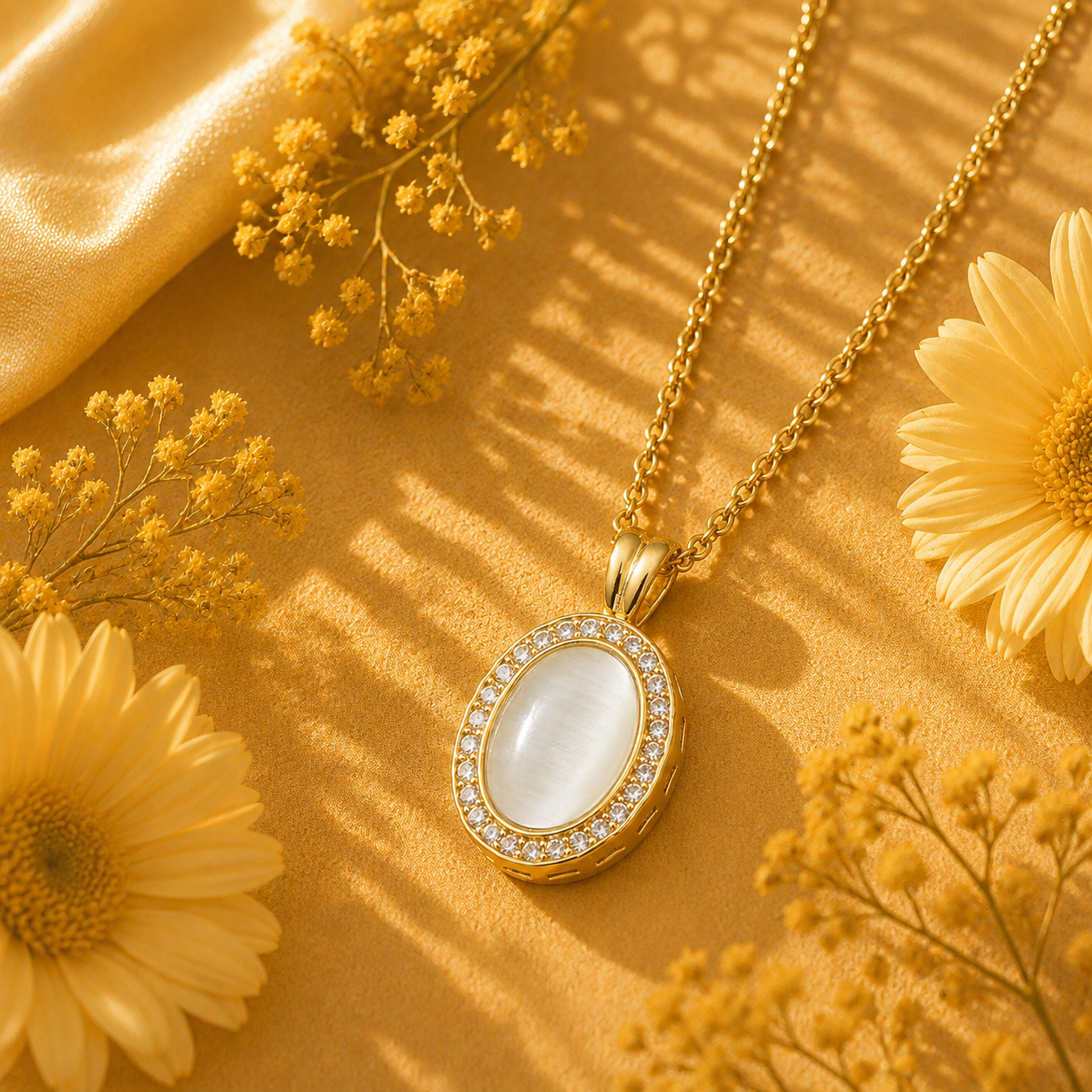Vintage Oval Necklace