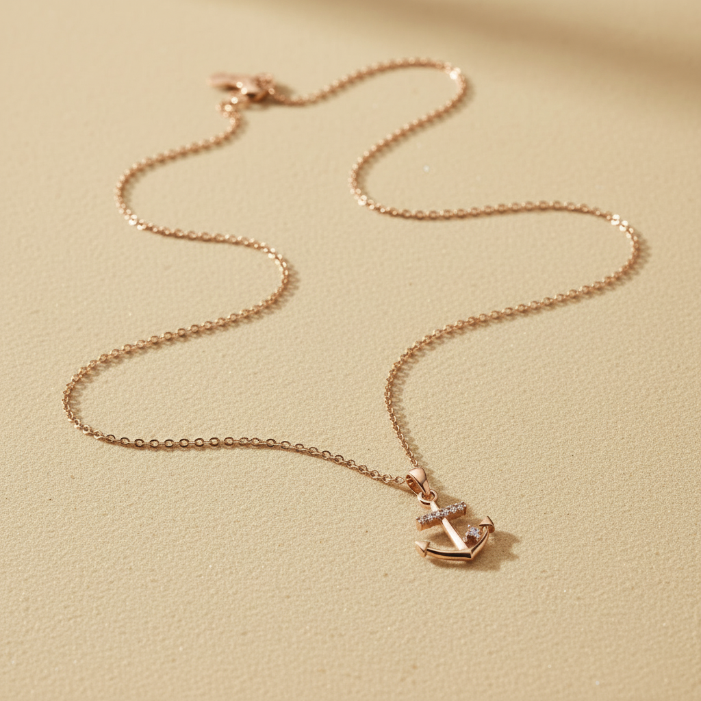 Anker Ketting Roségoud Lifestyle