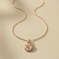 Maan & ster ketting schakelketting stijl