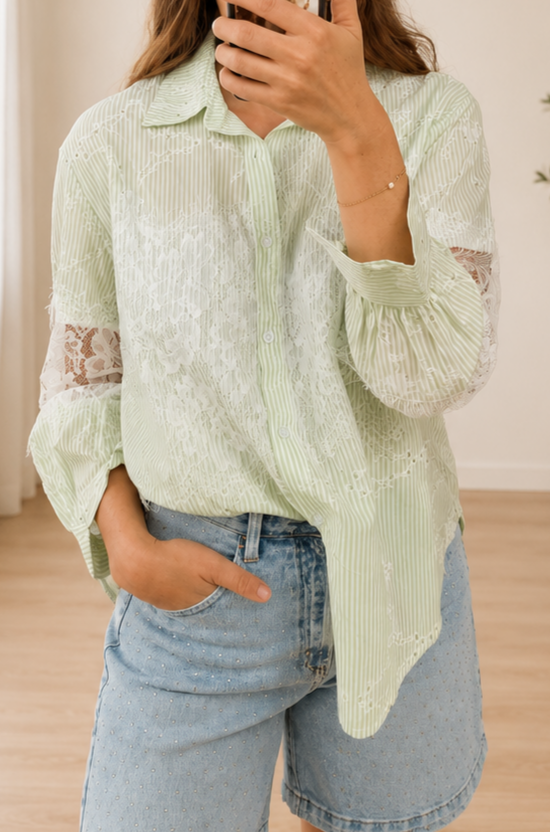 Celeste Blouse Green
